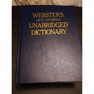 WEBSTER'S NEW UNIVERSAL UNABRIDGED DICTIONARY, DELUXE SECOND EDITION (HARDCOVER)